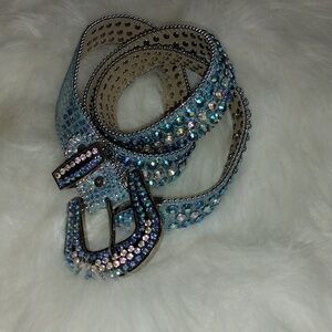 DNA premium wear rhinestone men's belt